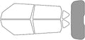 Rvinyl Window Tint Kit Compatible with Kia Soul 2014-2019 - Rear Windshield Precut Kit - 50%