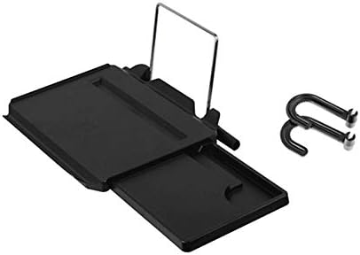 Car Truck Steering Wheel Seat Headrest Laptop Tray for Writing Dining Food Drink Work W/Slide Out