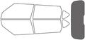 Rvinyl Window Tint Kit Compatible with Kia Soul 2014-2019 - Rear Windshield Precut Kit - 35%