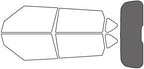 Rvinyl Window Tint Kit Compatible with Kia Soul 2014-2019 - Rear Windshield Precut Kit - 35%