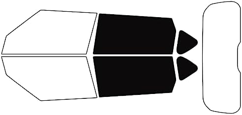 Rvinyl Window Tint Kit Compatible with Kia Soul 2014-2019 - Back Precut Kit - 5%