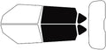 Rvinyl Window Tint Kit Compatible with Kia Soul 2014-2019 - Back Precut Kit - 5%