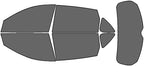 Rvinyl Window Tint Kit Compatible with Acura RDX 2019-2025 - Complete Precut Kit - 35%