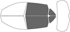 Rvinyl Window Tint Kit Compatible with Acura RDX 2019-2025 - Back Precut Kit - 35%