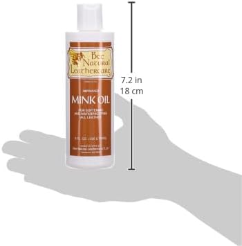 Bee Natural Mink Oil Clear, 8 oz