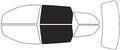 Rvinyl Window Tint Kit Compatible with Dodge Journey 2009-2020 - Back Precut Kit - 20%