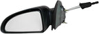 TRQ 2 Piece Driver and Passenger Side Mirror Assembly Set Manual Adjustment Non-Heated No Memory Black Compatible with 2005-2
