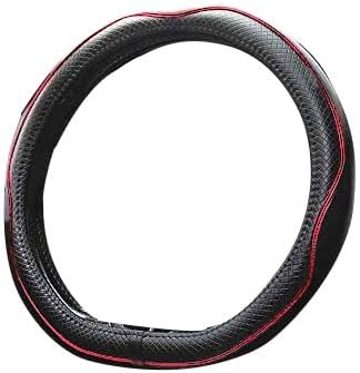 Mayco Bell Flat Bottom Steering Wheel Cover Anti-Slip,Safety,Soft,Breathable,Durable,Full Surround,Comfortable Grip Microfibe