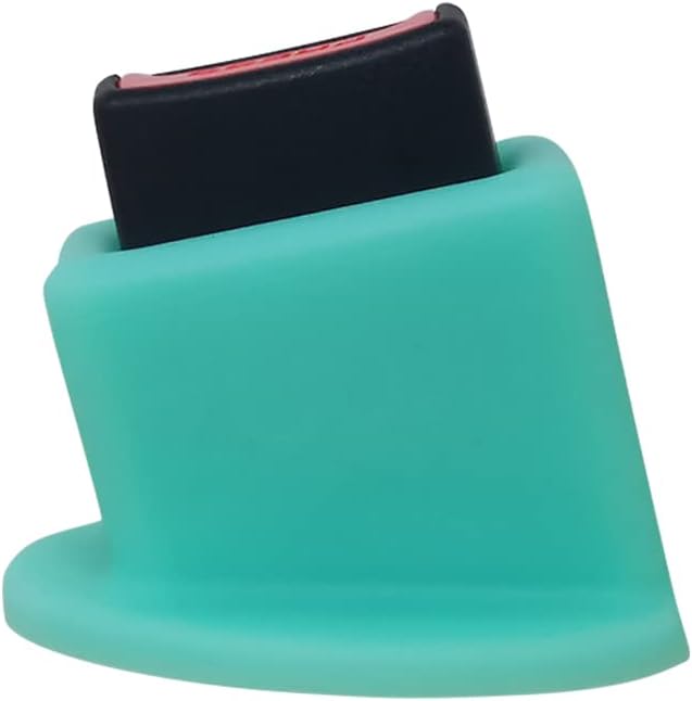 Seat Belt Buckle Holder – Easy Access to The Buckles of Rear Seats - Plug The Seat Belt in with Only One Hand – Friendly to Kids, and Passengers with Special Needs (Fluorescent)