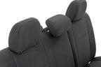 Rough Country Neoprene Seat Covers for Toyota Tacoma (2016-2023) - Waterproof, UV Resistant, Foam Padded, F/R Seat Cover Set