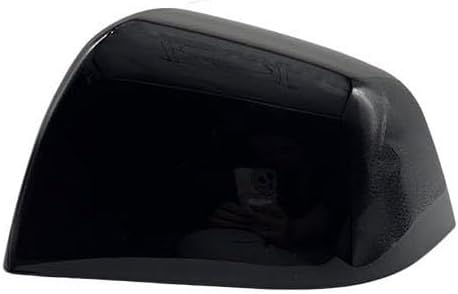 Compatible with Tesla Model Y Side Mirror Cover Replacement 2021 2022 2023 2024, Left Driver Side Rearview Mirror Cover Cap for Model Y Accessories(Black)