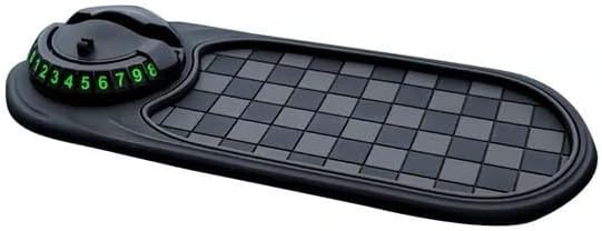 Sakerplus Multifunctional Car Anti-Slip Mat, Rotatable Anti Skid Car Dashboard Pad,Auto Phone Holder-Universal Non-Slip Car M