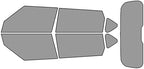 Rvinyl Window Tint Kit Compatible with Kia Soul 2014-2019 - Complete Precut Kit - 50%