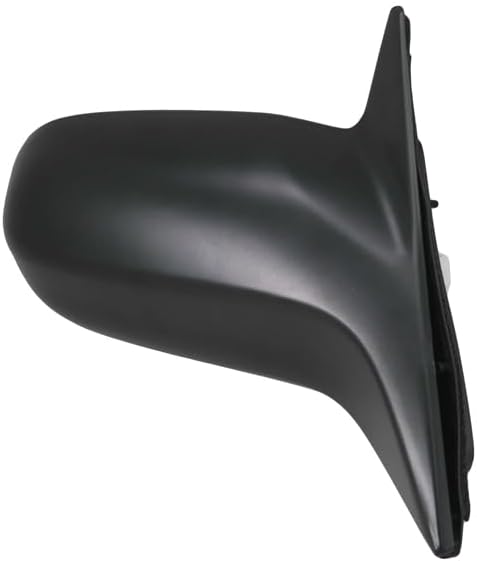 TRQ 2 Piece Driver and Passenger Side Mirror Assembly Set Electric Adjustment Non-Heated No Memory Black Compatible with 2001