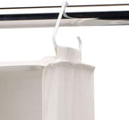 Household Essentials 311342 Hanging Closet Organizer | 3 Pocket Shelves | Natural Canvas
