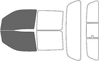 Rvinyl Window Tint Kit Compatible with Nissan Frontier 2022-2024 4 Door - Black 35% - Single Ply No Bubble Film - Do it Yourself Vehicle Front Precut Kit