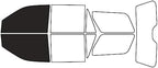 Rvinyl Window Tint Kit Compatible with Ford Expedition 2018-2024 - Black 20% - Single Ply No Bubble Film - Do it Yourself Vehicle Front Precut Kit