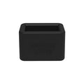 Morlike Silicone Buckle Holder Booster (Black, 1 Pack)