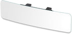 SkycropHD Rear View Mirror Frameless Car Interior Rearview Mirror Panoramic Wide Angle to Eliminate Blind Spots – Convex,11.8''(White)