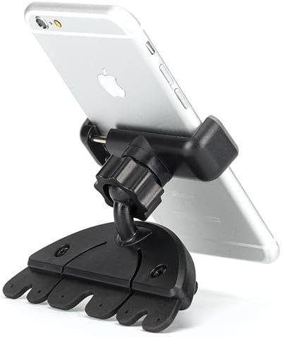 Car Mount CD Slot Holder Compatible with Google Pixel 9a, Cradle Swivel Dock Strong Grip CD Player Slot