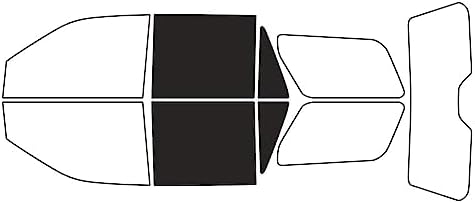Rvinyl Window Tint Kit Compatible with Ford Expedition 2018-2024 - Back Precut Kit - 20%
