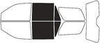 Rvinyl Window Tint Kit Compatible with Ford Expedition 2018-2024 - Back Precut Kit - 20%