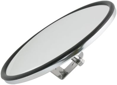 Grand General 33080 Chrome 8" Convex Blind Spot Mirror with "L" Bracket