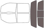 Rvinyl Window Tint Kit Compatible with Ford F-150 2009-2014 4 Door - Black 35% - Single Ply No Bubble Film - Do it Yourself Vehicle Rear Windshield Precut Kit