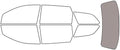 Rvinyl Window Tint Kit Compatible with Dodge Journey 2009-2020 - Rear Windshield Precut Kit - 50%