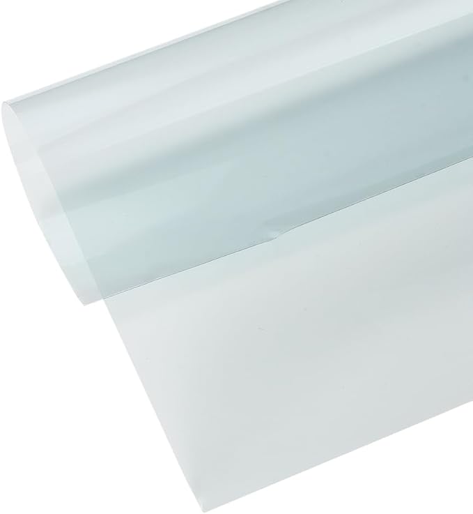 2Mil Car Window Tint Film for Cars, 83.4% VLT Light Blue Front Windshield Solar Protection Film, Heat & UV Block Sun Shade Tint, Auto Home Privacy Glass Tinting Color Change Vinyl (30" in x 10'Ft)