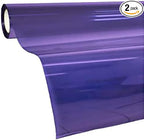 VViViD Colorful Transparent Vinyl Car Window Tinting 30 Inch x 60 Inch 2 Roll Pack (Purple)