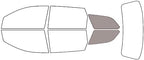 Rvinyl Window Tint Kit Compatible with Dodge Journey 2009-2020 - Cargo Precut Kit - 50%