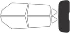 Rvinyl Window Tint Kit Compatible with Kia Soul 2014-2019 - Rear Windshield Precut Kit - 20%