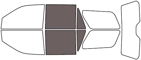 Rvinyl Window Tint Kit Compatible with Ford Expedition 2018-2024 - Back Precut Kit - 35%
