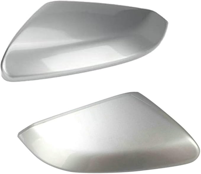 1 Pair Silver Mirror Cap Cover For Honda Civic 2016 2017 2018 2019 2020 2021 Rearview Mirror Cap Replacement (Silver Pair)