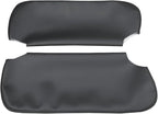 Black Car Sun Visor Cover PU Leather, Left and Right Side Sun Visor Skin Pair Fits for Chevy Camaro Firebird 1993-2002 (Skin Only)