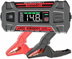 LOKITHOR J401 Car Battery Jump Starter, 2500A Battery Jumper Starter Portable, 12V Jump Box, Jumper Cables for Upto 8.5L Gas and 6.5L Diesel Engines, 60W Fast Charging, Smart Digital Screen LED Light