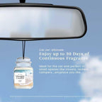 Yankee Candle Car Air Fresheners, Hanging Car Jar Ultimate, Neutralizes Odors Up To 30 Days, Sun & Sand, 0.96 OZ (Pack of 4)