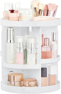 HBlife Extra Large 360 Rotating Makeup Organizer Adjustable Carousel Large Capacity Revolving Perfume Organizer Skincare Orga