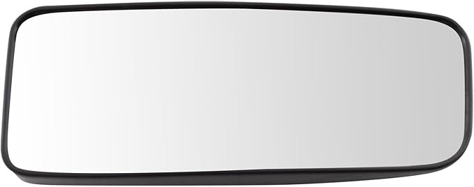 TRQ Passenger Side Heated Convex Mirror Glass Snap-On Compatible with 2010-2018 Mercedes-Benz Sprinter 2500 3500 MB1325110