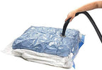 6 Pack Combo Extra Large and Jumbo Double Seal Waterproof Vacuum Storage Bags x3 (52"x39"in) and x3 (52"x47"in) Bags - Airtig