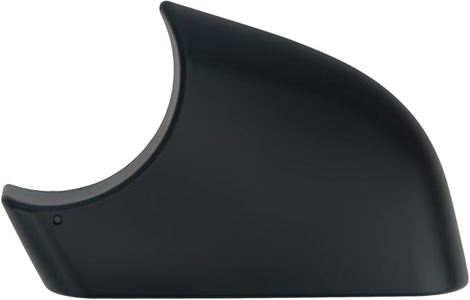 Left Rearview Mirror Cover Bracket, Compatible with Tesla Model Y 2020-2026, Side Mirror Base Cover Replacement Part, Suitable for Tesla Model Y Accessories（Black）