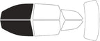 Rvinyl Window Tint Kit Compatible with Dodge Journey 2009-2020 - Black 20% - Single Ply No Bubble Film - Do it Yourself Vehicle Front Precut Kit