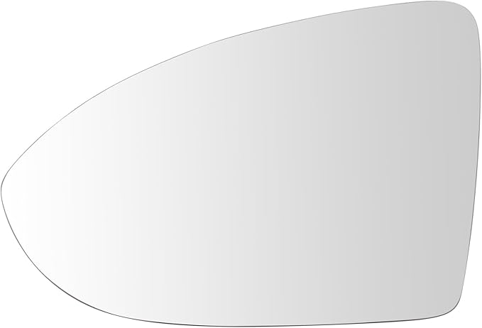 TRQ Driver Side Mirror Glass Clear Snap On Compatible with 2019-2021 Volkswagen Jetta VW1324120
