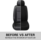 Pariitadin Car Seat Covers Front Pair, Washable and Breathable Seat Covers for Cars, Universal Fit Car Interior Covers for Mo