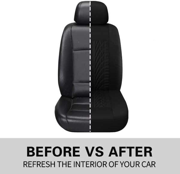 Pariitadin Car Seat Covers Front Pair, Washable and Breathable Seat Covers for Cars, Universal Fit Car Interior Covers for Mo