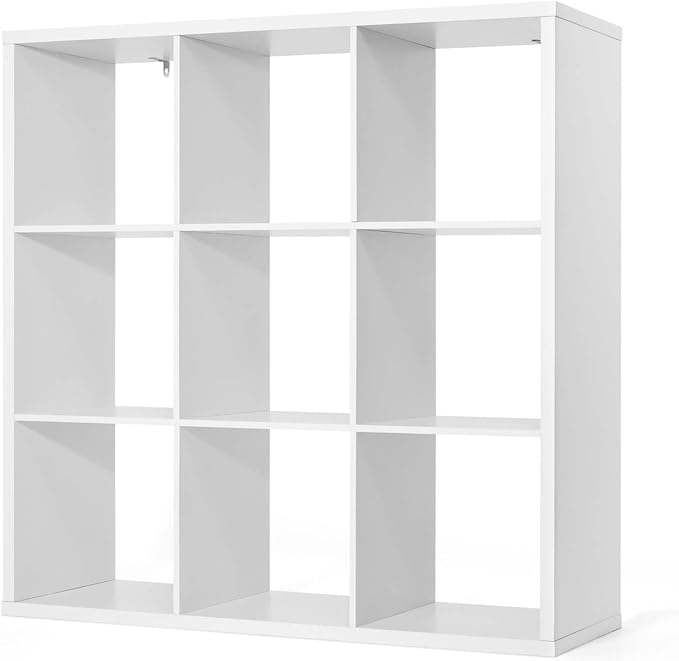 CAPHAUS Sturdy Room 13-Inch Cube Storage Organizer Shelf, with Extra Thick Exterior Edge, Open Storage Shelf Divider, Bookcas