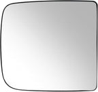 Passenger Right Side Mirror Glass Replacement, 3-Tab Backplate ONLY, Compatible with Dodge/Ram 2010-2020 1500 2500 3500 (Not for 4-Tab), Heated Convex Right Side 68067728AA 68067726AA