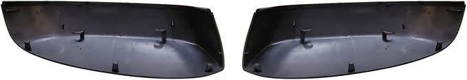 Pair Gloss Black Mirror Caps Cover Compatible with GMC Chevrolet Silverado Sierra 1500 2500 HD 3500 HD Avalanche Tahoe 2007-2013 Pick up Replacement for 25788157 25788156