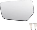 TRQ Heated Driver Side Mirror Glass Assembly Snap On Compatible with 2014-2020 Chevrolet Impala LT LS LTZ Premier Eco GM1327B